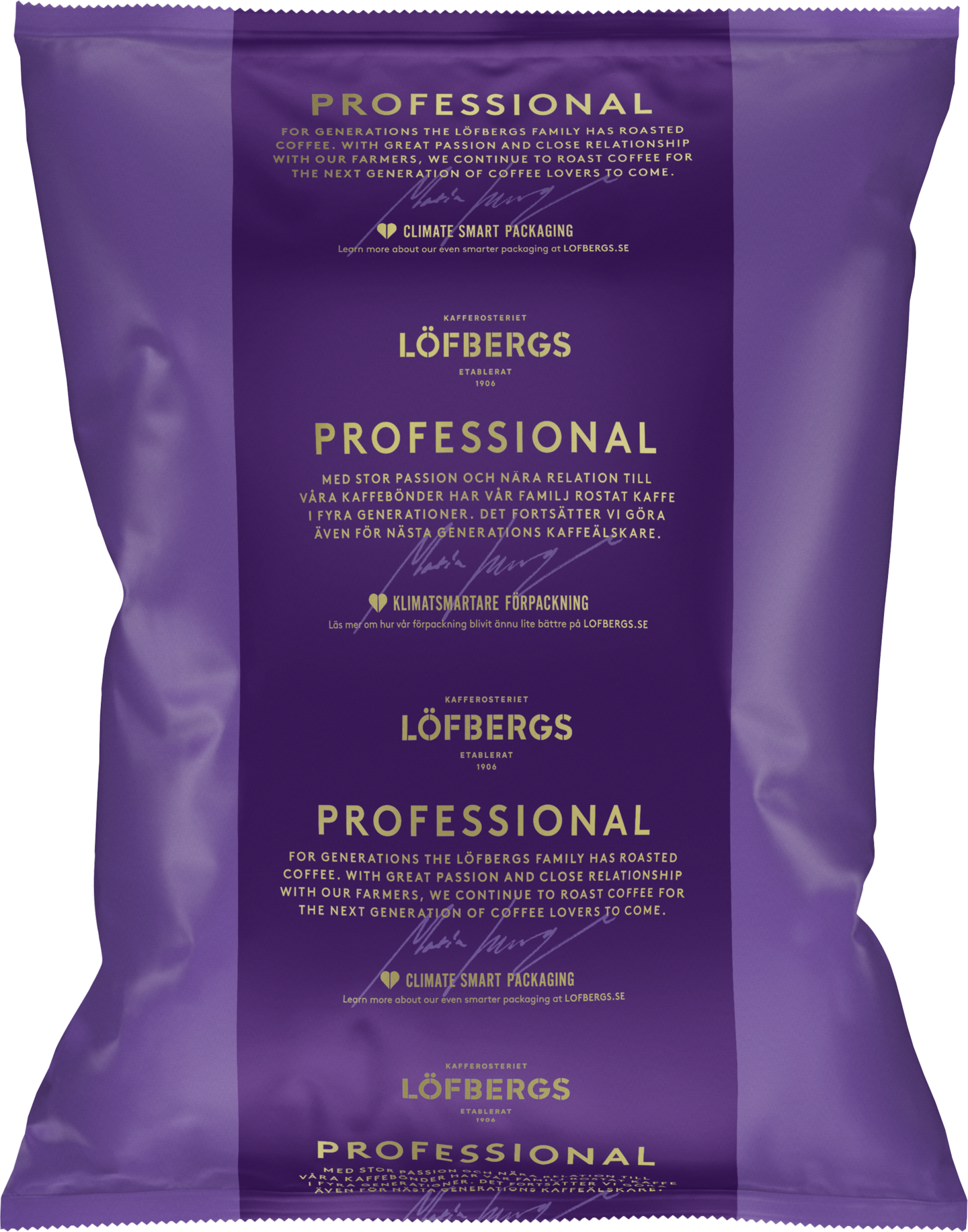 Löfbergs Professional Dark papukahvi 1kg Reilukauppa Luomu