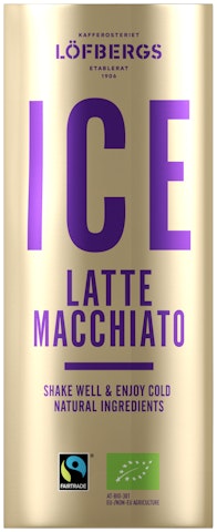 Löfbergs ICE Latte Macchiato jääkahvi 230 ml Reilu kauppa, luomu