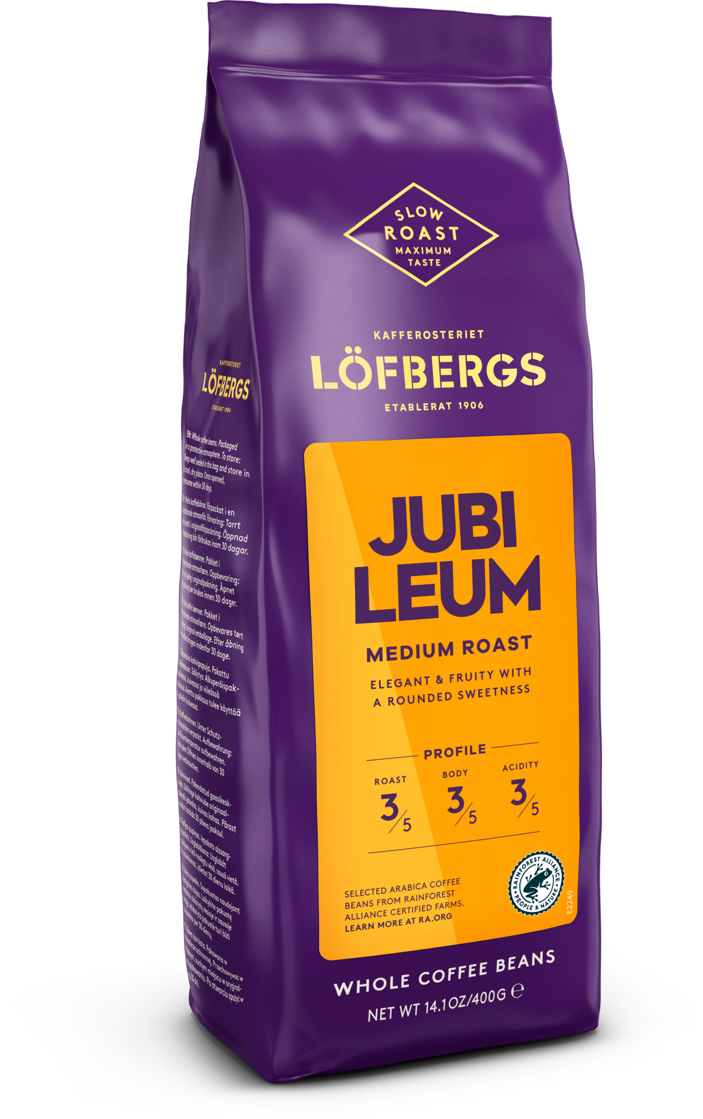 Löfbergs Jubileum papukahvi 400 g Rainforest Alliance