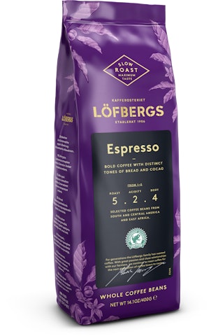 Löfbergs Espresso Papukahvi 400 g RFA