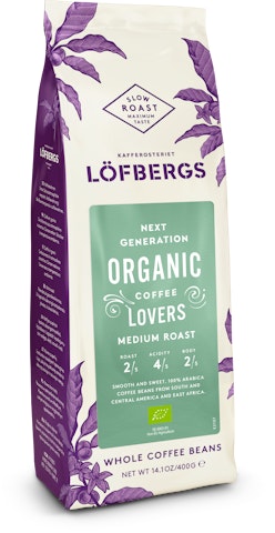Löfbergs EKO Medium Roast papukahvi 400 g luomu