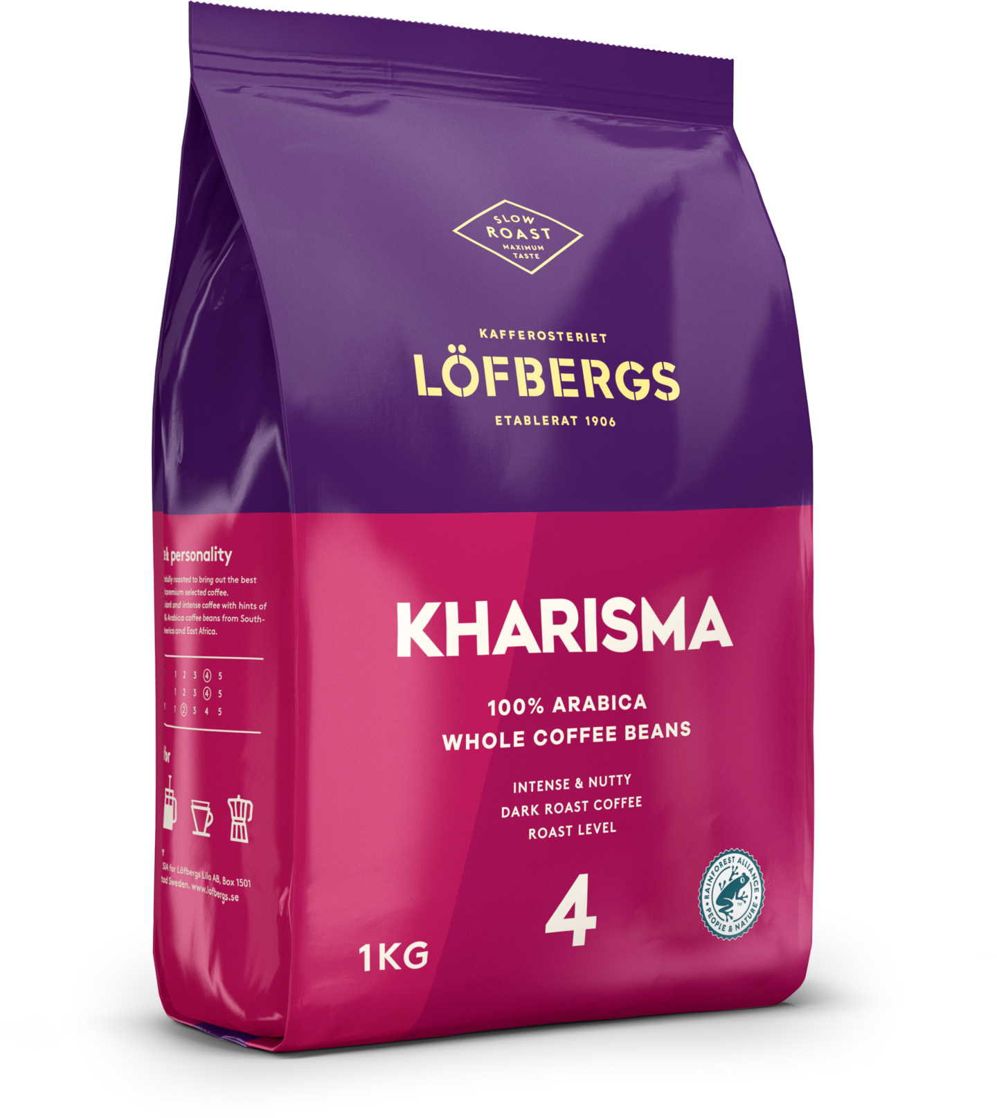 Löfbergs Kharisma 1kg kahvipapu RFA