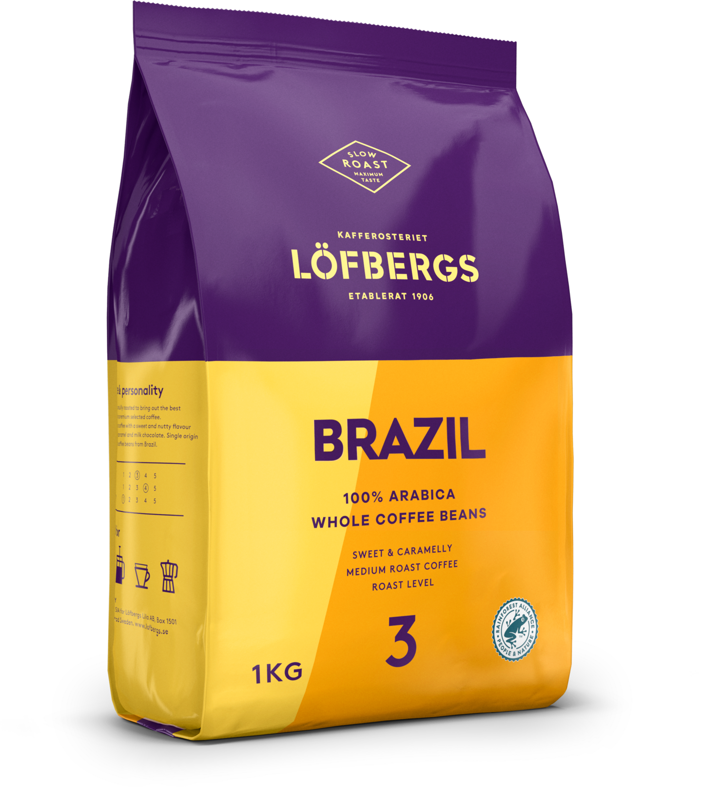 Löfbergs Brazil 1kg kahvipapu RFA