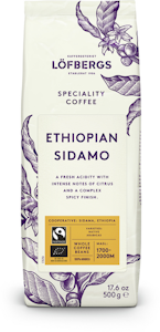 Löfbergs Ethiopian Sidamo Papukahvi 500g Reilukauppa Luomu