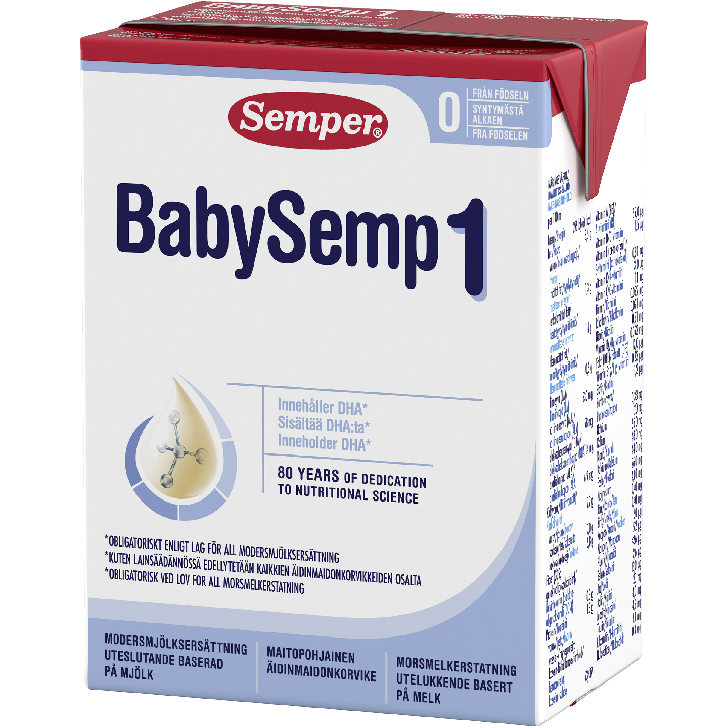 BabySemp1 äidinmaidonkorvike maitopohjainen syntymästä alkaen 200ml