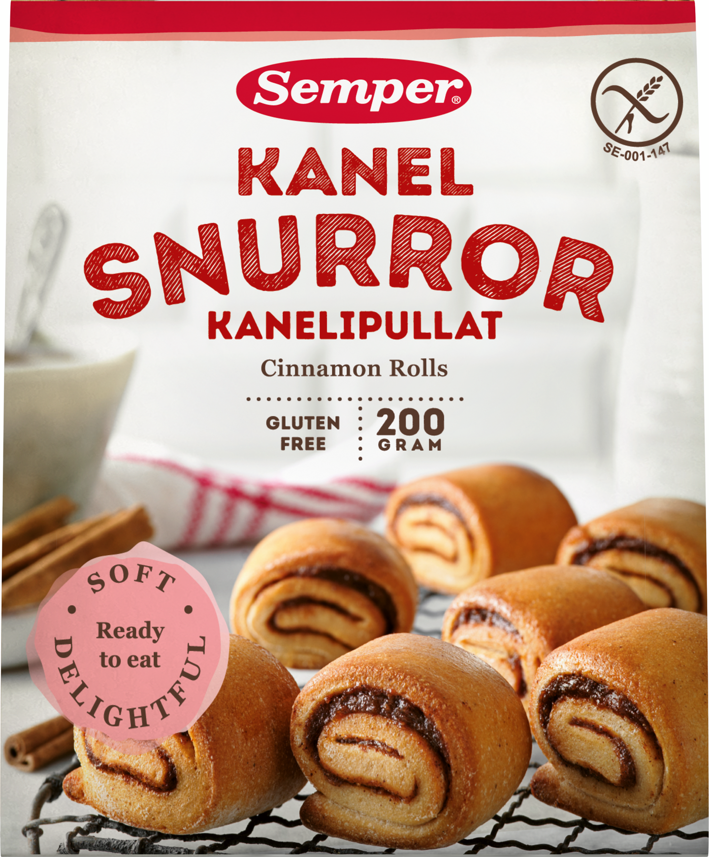 Semper Gluteeniton kanelipulla 200g