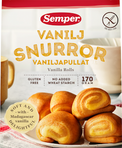 Semper Gluteeniton Vaniljapullat 170g