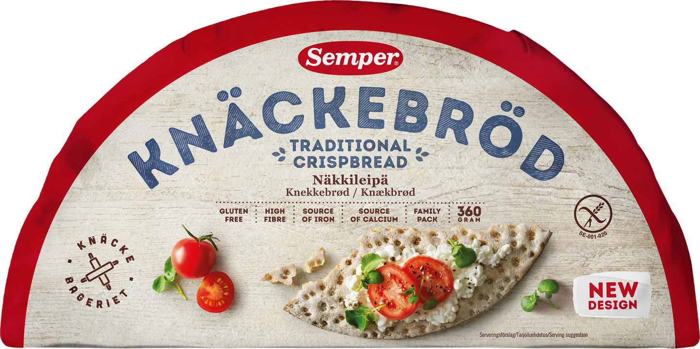 Semper Gluteeniton näkkileipä 360g
