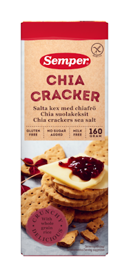 Semper 160g chia suolakeksit gluteeniton