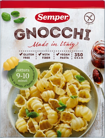 Semper Gluteeniton Gnocchi pasta 350g