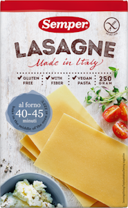 Semper Gluteeniton Lasagne 250g