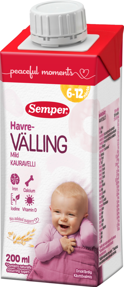 Semper kauravelli 200ml 6-12 v käyttövalmis velli