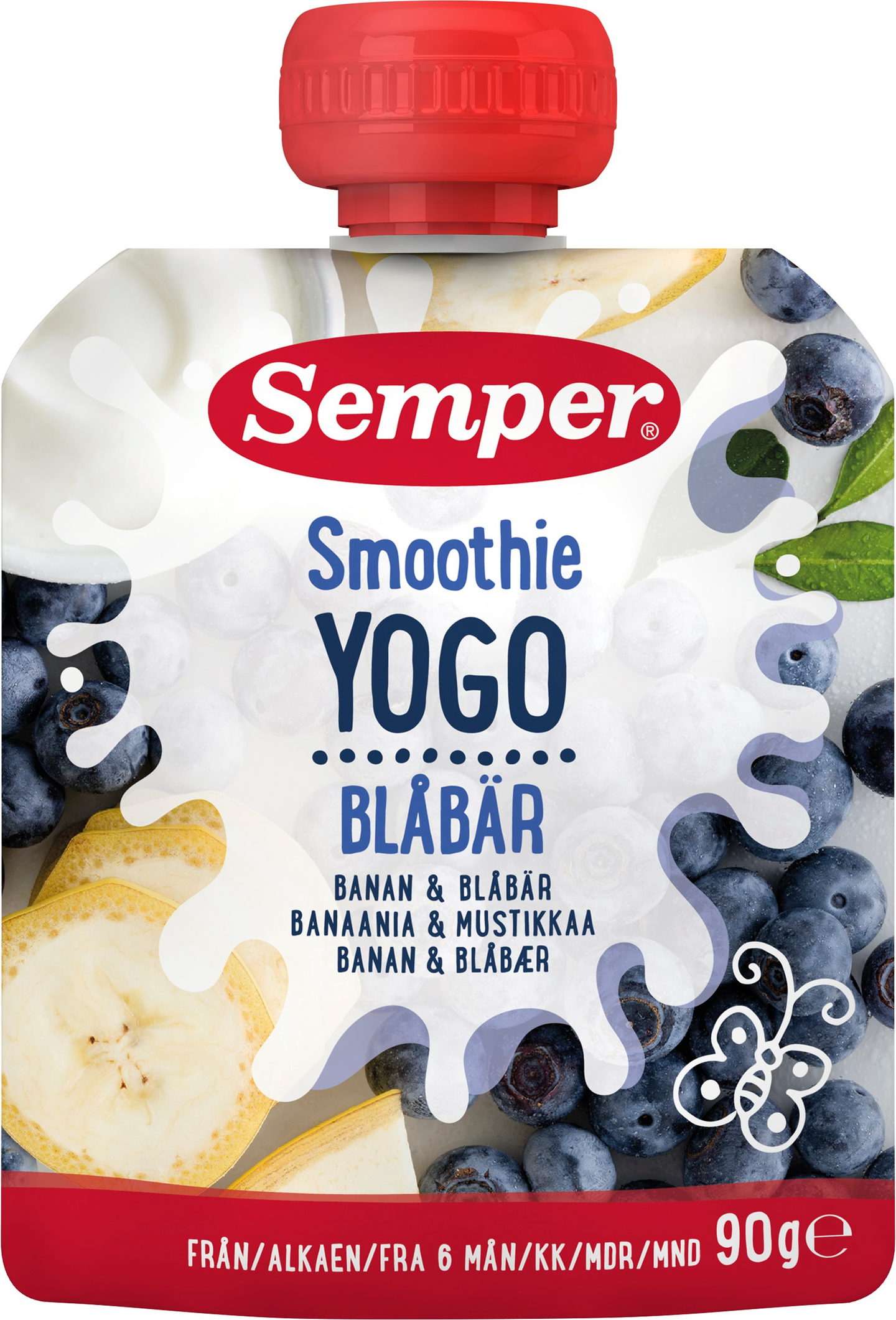 Semper Smoothie 90g banaania, jogurttia ja mustikkaa alkaen 6 kk | K-Ruoka  Verkkokauppa