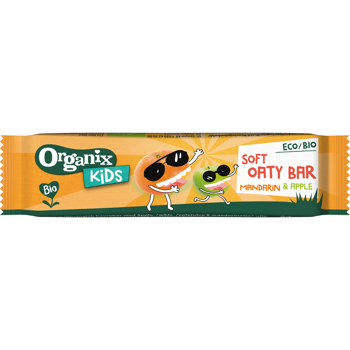 Organix Kids Soft Oaty bar 23g mandariini-omena