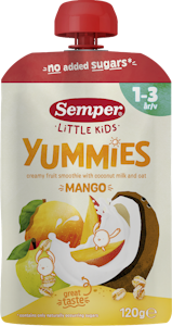 Semper Yummies smoothie mango 120g 1-3 v