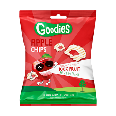 Goodies Apple chips kuivatut omenapalat 15g