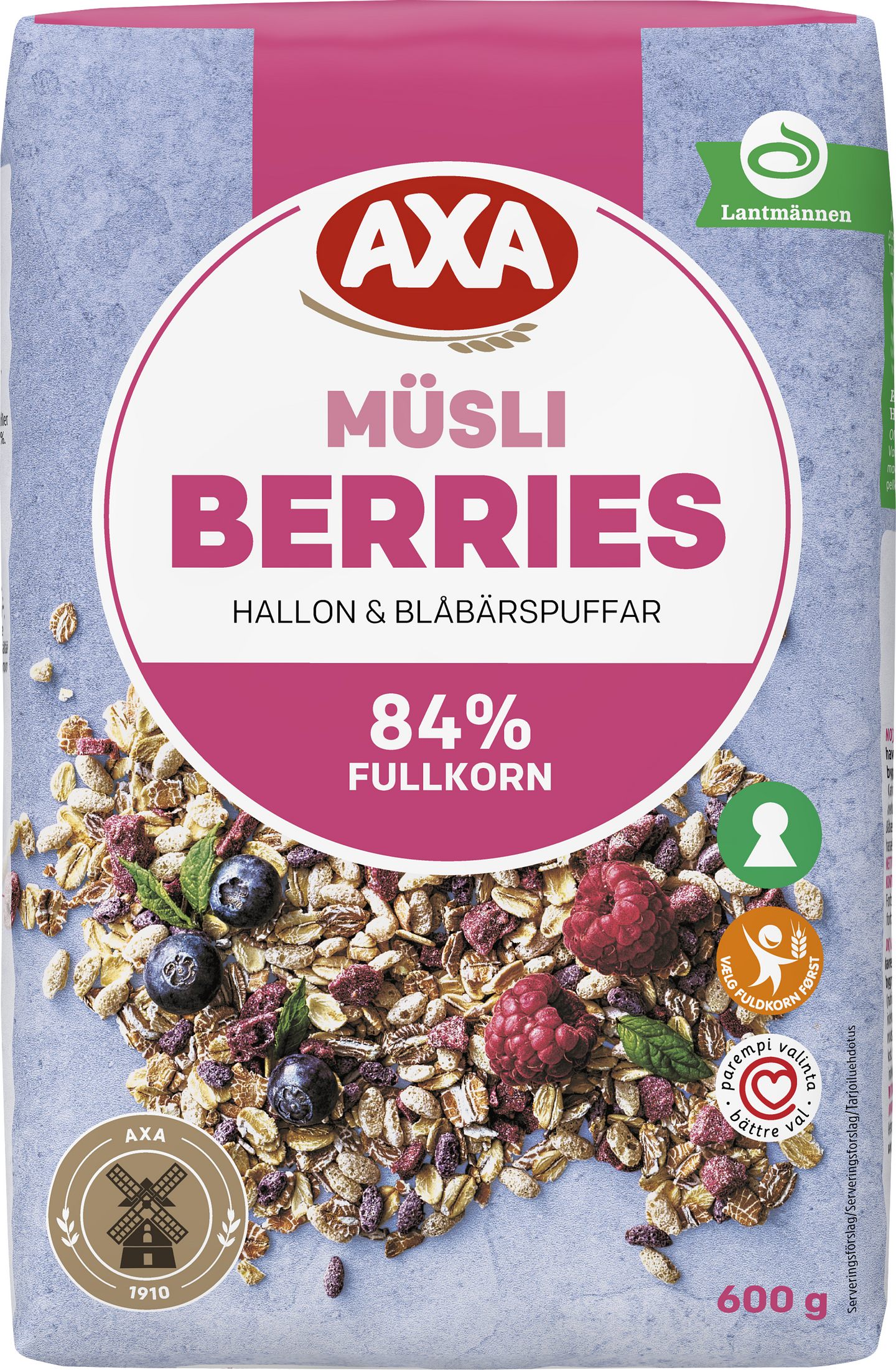 AXA Berries mysli 600g marja