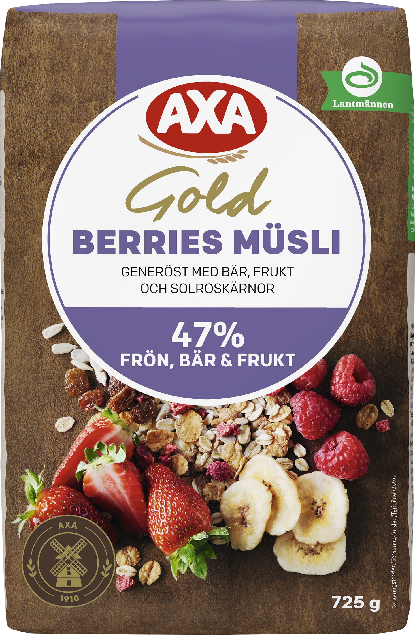 AXA Gold Mysli Berries 725g