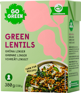 GoGreen Vihreät linssit 380 g/230 g