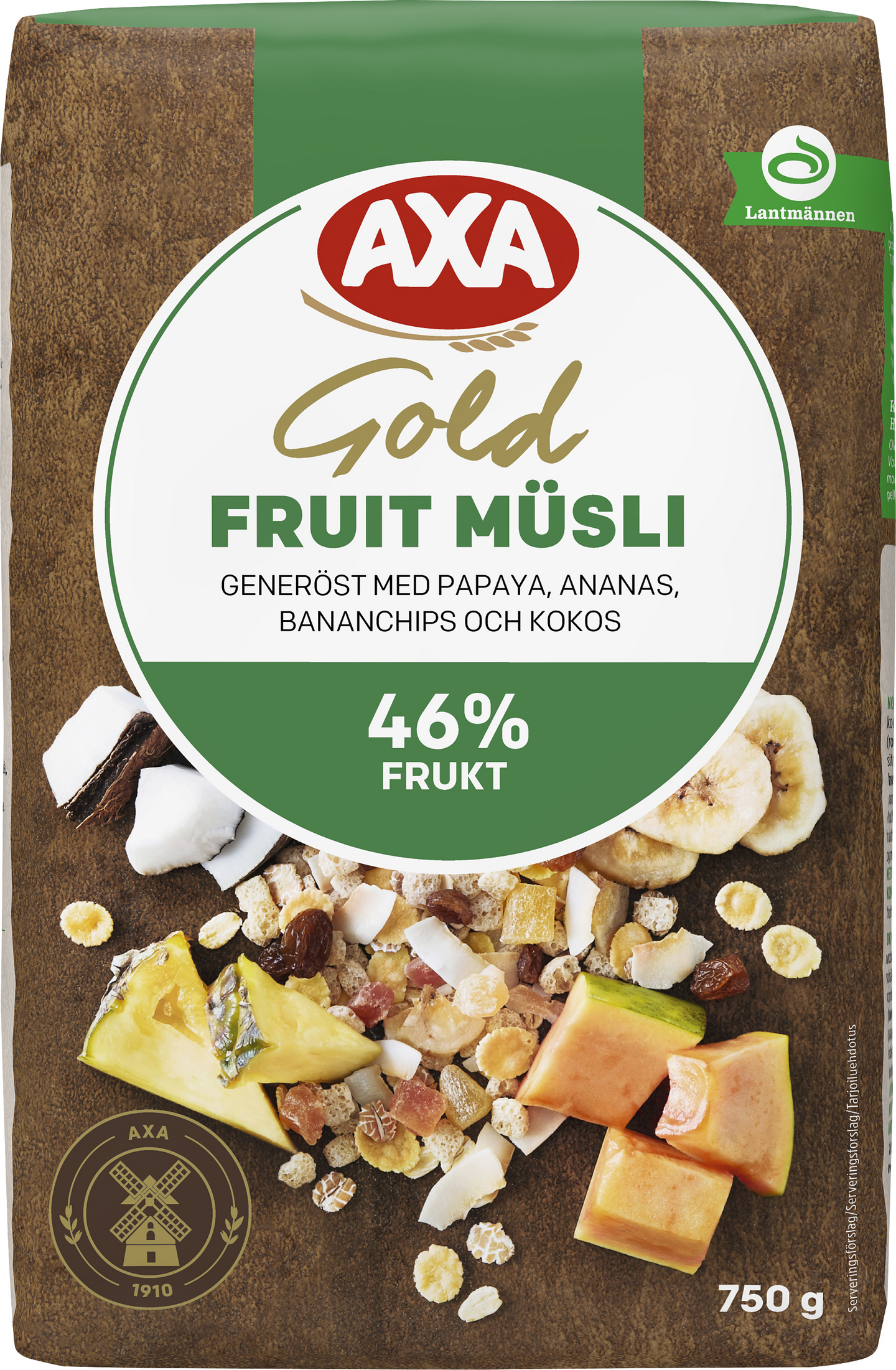 AXA mysli gold 750g hedelmä