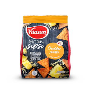 Vaasan Ruissipsi Cheddar Juusto 150 g