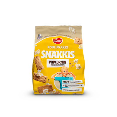 Vaasan Koulunäkki Snäkkis 150g popcorn