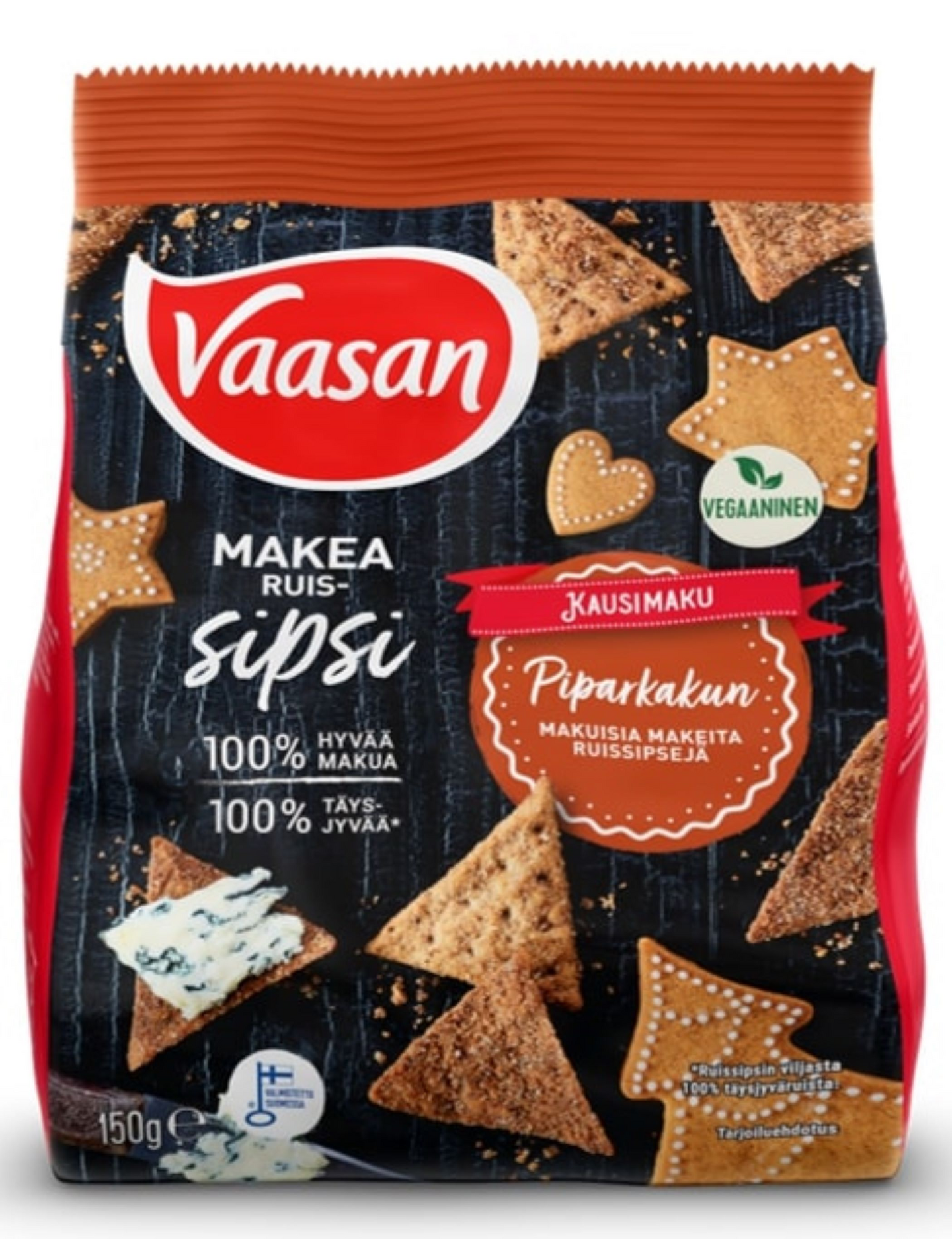 Vaasan Ruissipsi 150g Piparkakku QPA