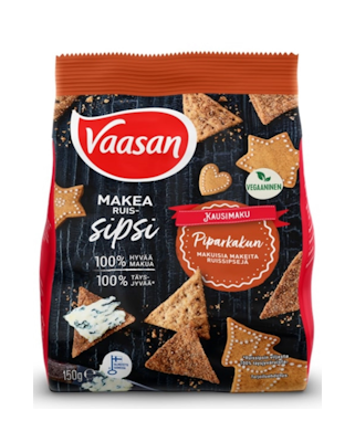 Vaasan Makea Ruissipsi Piparkakku 150g