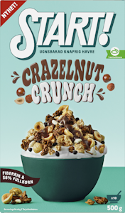 Start granola 500g pähkinän ja suklaa