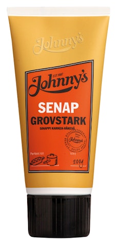 Johnny's sinappi 200g karkea-väkevä