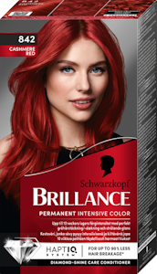 Schwarzkopf Brillance hiusväri 842 Cashmere Red