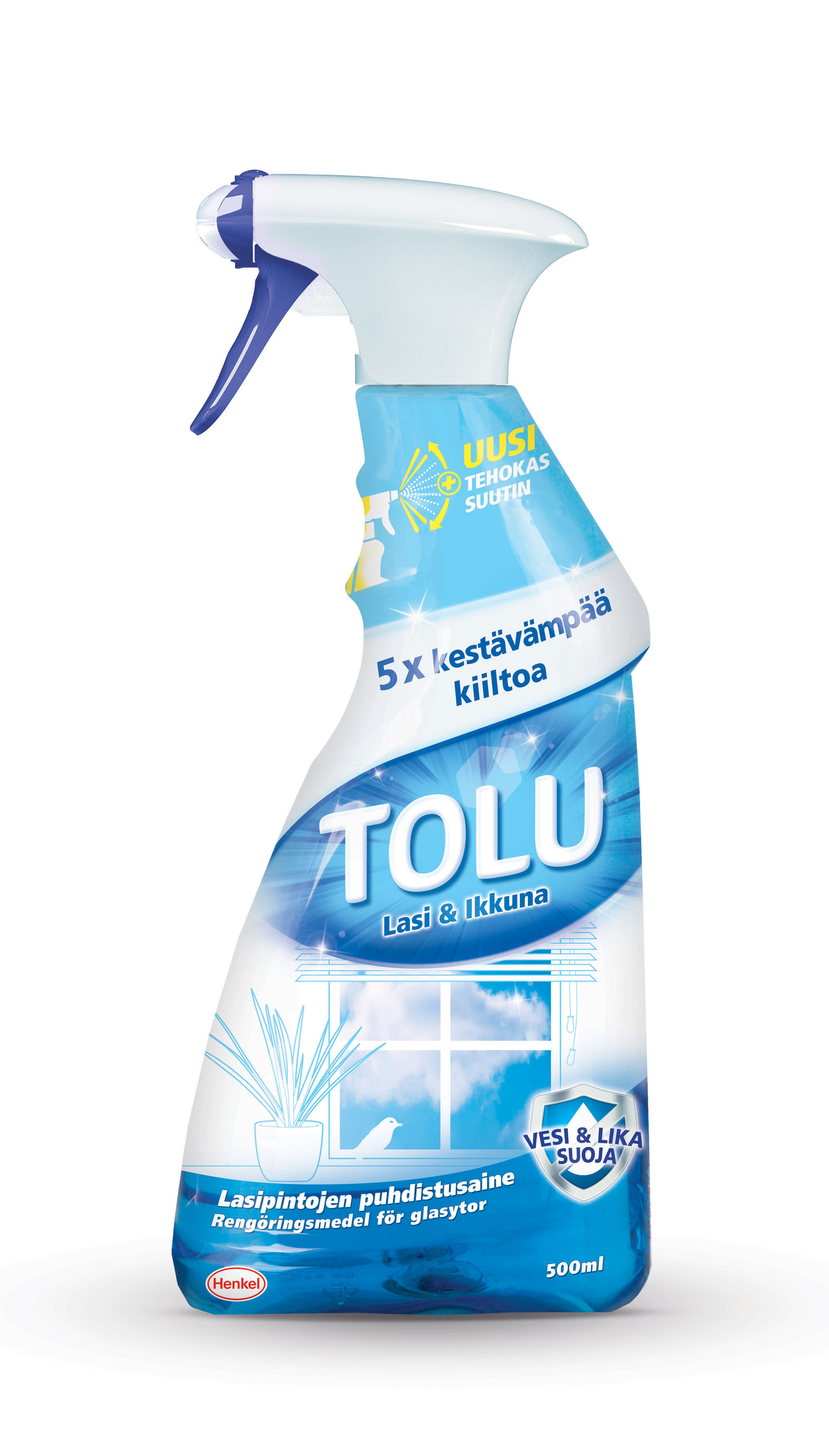 Tolu puhdistusaine Lasi ja Ikkuna spray 500ml