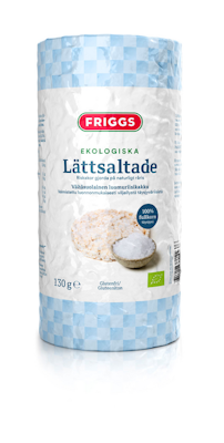 Friggs riisikakku 130g luomu, vähäsuolainen