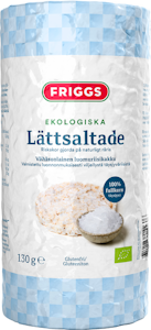 Friggs riisikakku 130g luomu, vähäsuolainen