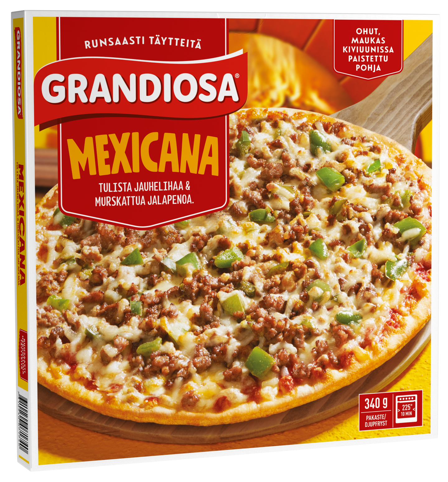 Grandiosa pizza Mexicana 340g kiviuunipizza pakaste