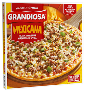 Grandiosa pizza Mexicana 340g kiviuunipizza pakaste