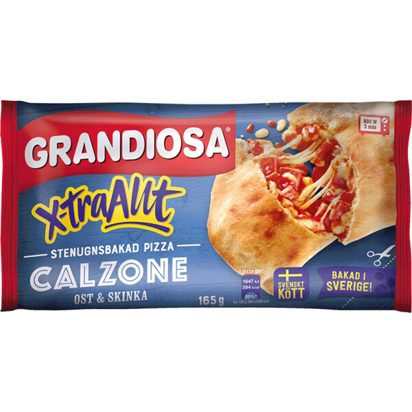 Grandiosa Calzone Ost & Skinka 165g KRuoka Verkkokauppa