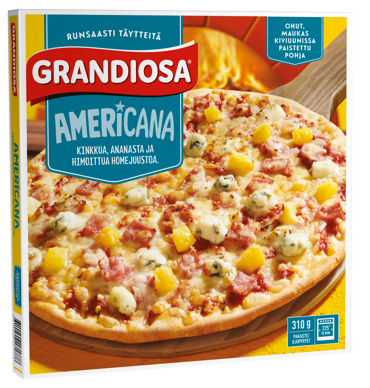 Grandiosa pizza American 310g kiviuunipizza pakaste
