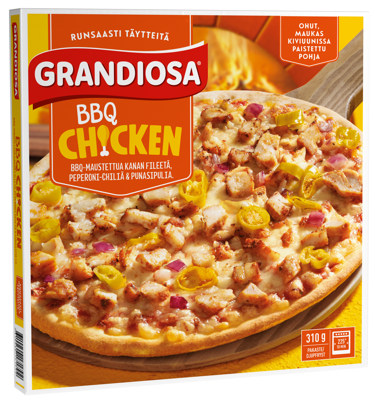 Grandiosa pizza BBQ Chicken 310g kiviuunipizza pakaste