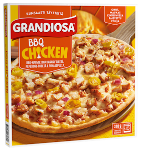 Grandiosa pizza BBQ Chicken 310g kiviuunipizza pakaste