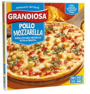 Grandiosa pizza Pollo Mozzarella 350g kiviuunipizza 350g pakaste