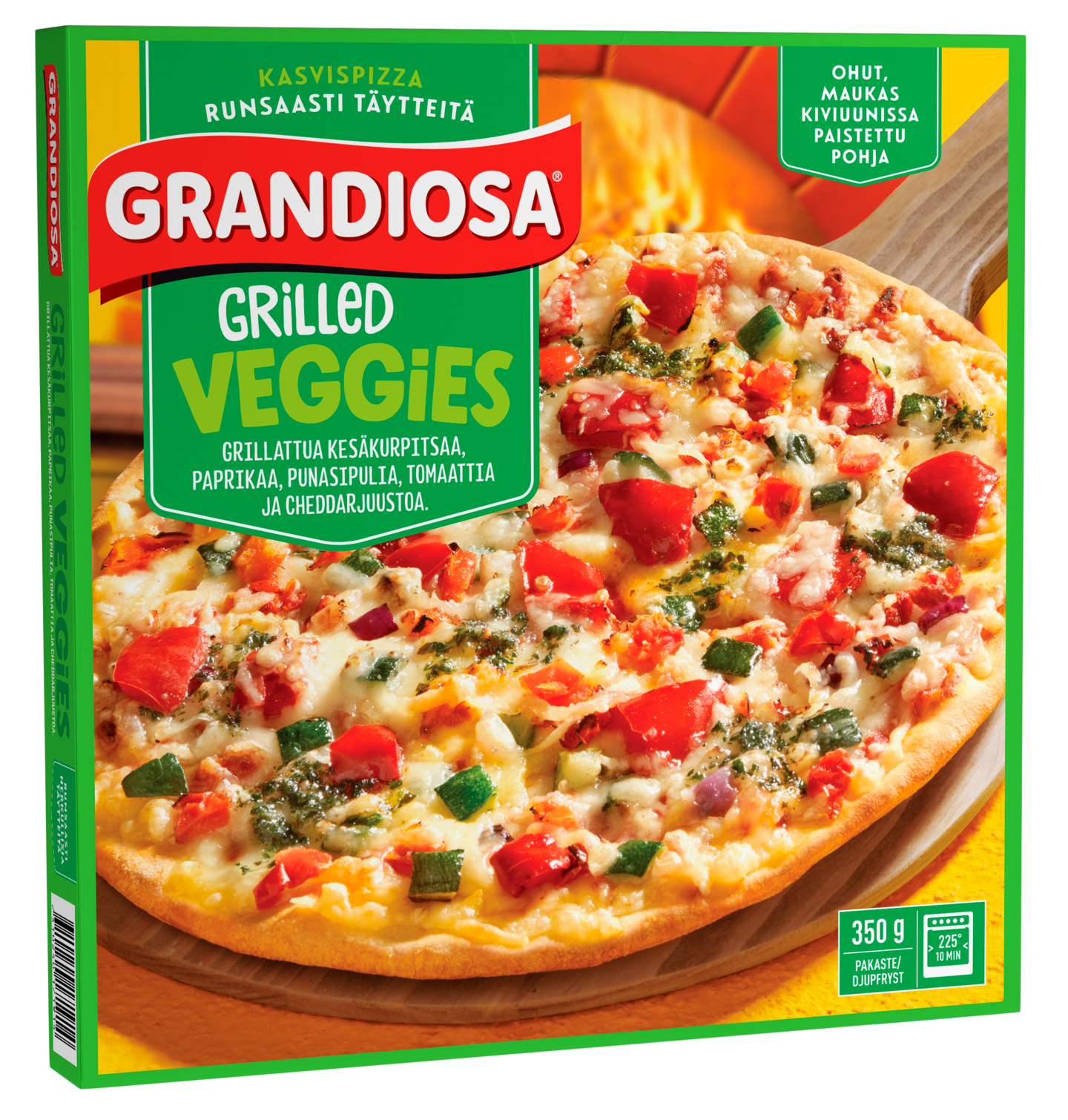 Grandiosa pizza Grilled Veggies 350g kiviuunipizza pakaste