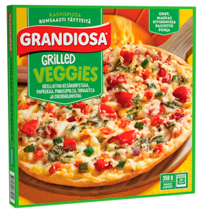 Grandiosa pizza Grilled Veggies 350g kiviuunipizza pakaste