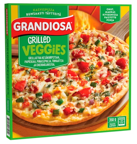 Grandiosa pizza Grilled Veggies 350g kiviuunipizza pakaste