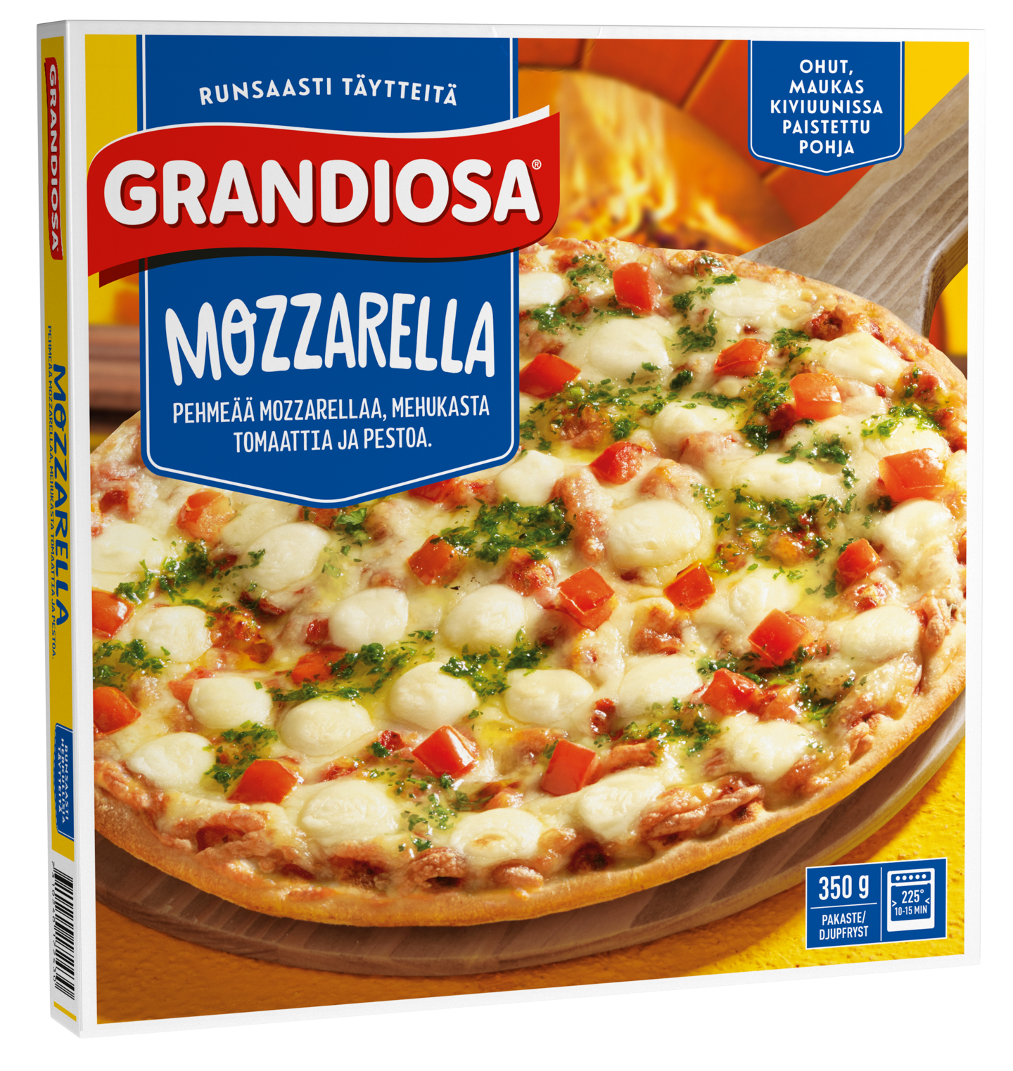 Grandiosa pizza Mozzarella 350g kiviuunipizza pakaste