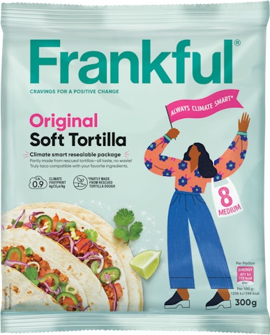 Frankful soft tortilla original vehnätortilla 300g