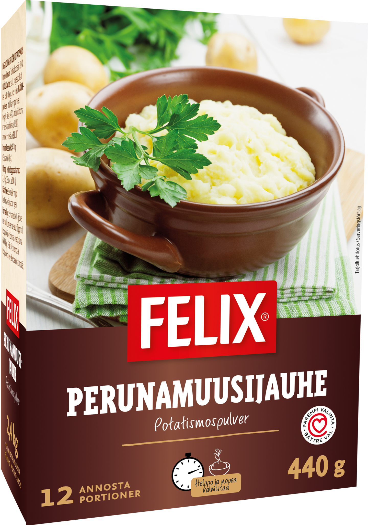 Felix perunamuusi 12 annosta 440 g