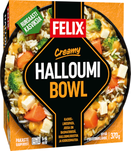 Felix creamy halloumi bowl pakasteateria 370g