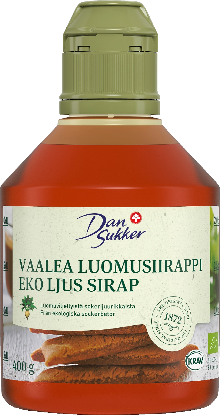 Dansukker Vaalea Luomusiirappi 400g