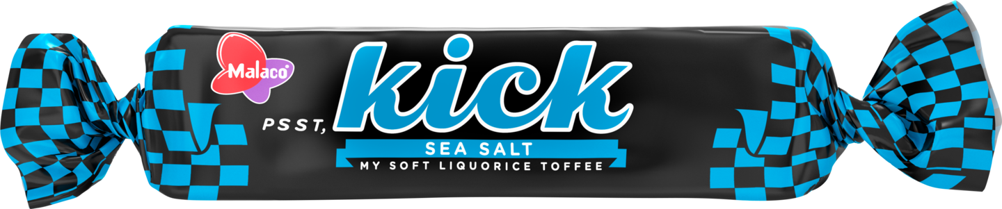 Malaco Kick toffee 19g Sea Salt